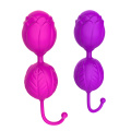 Masaje vaginal con forma de flor rosa, bola de vagina, bolas de kegel, dispositivo de ejercicio, apriete vaginal, juguetes sexuales